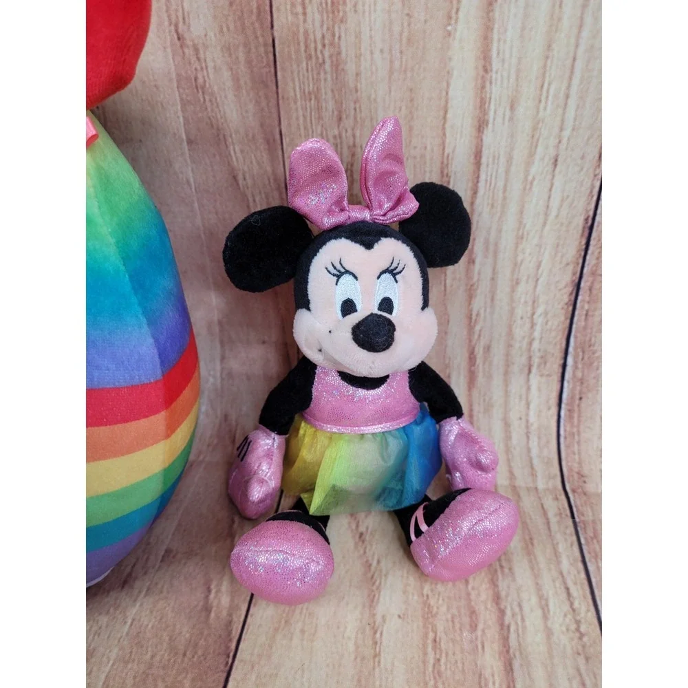 Lot of 3 Mickey Mouse, Minnie Mouse, Mickey Squishmallow Plush Stuffed Animals